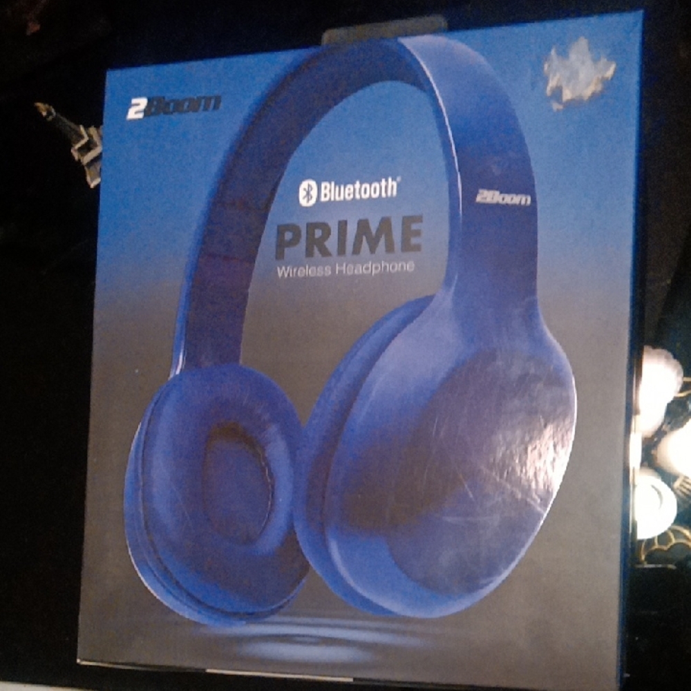 Prime Wireless Over-Ear Headphones - Blue